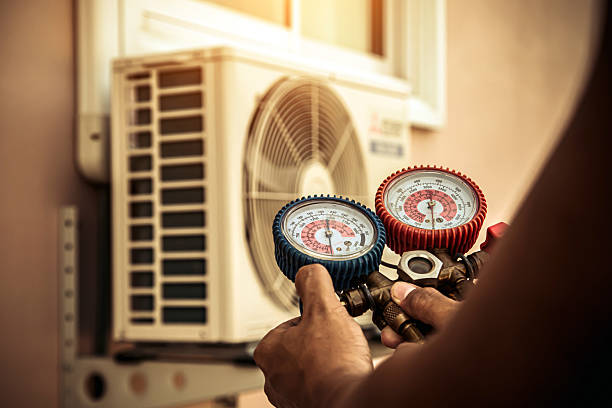 Professional Hvac Maintenance technician working in Barnesville, GA
